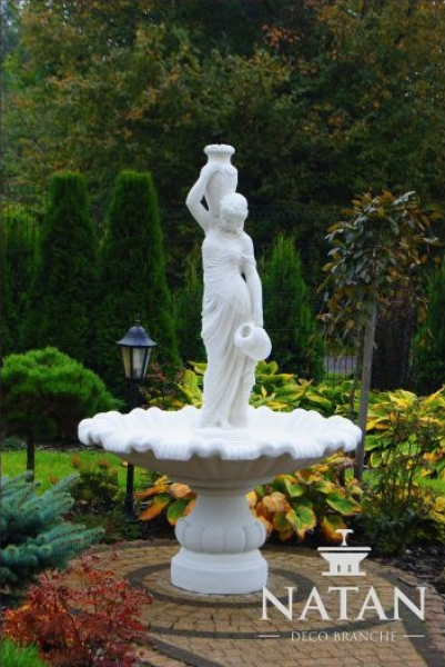 Zierbrunnen Springbrunnen Brunnen Garten Dekoration Fontaine Teich Wasser ALLENA